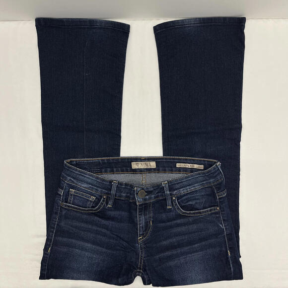 Guess Denim - Y2K Guess Kate Boot dark blue wash bootcut low rise jeans size 28